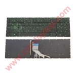 Keyboard HP Pavilion 15-DB Series Green Backlight